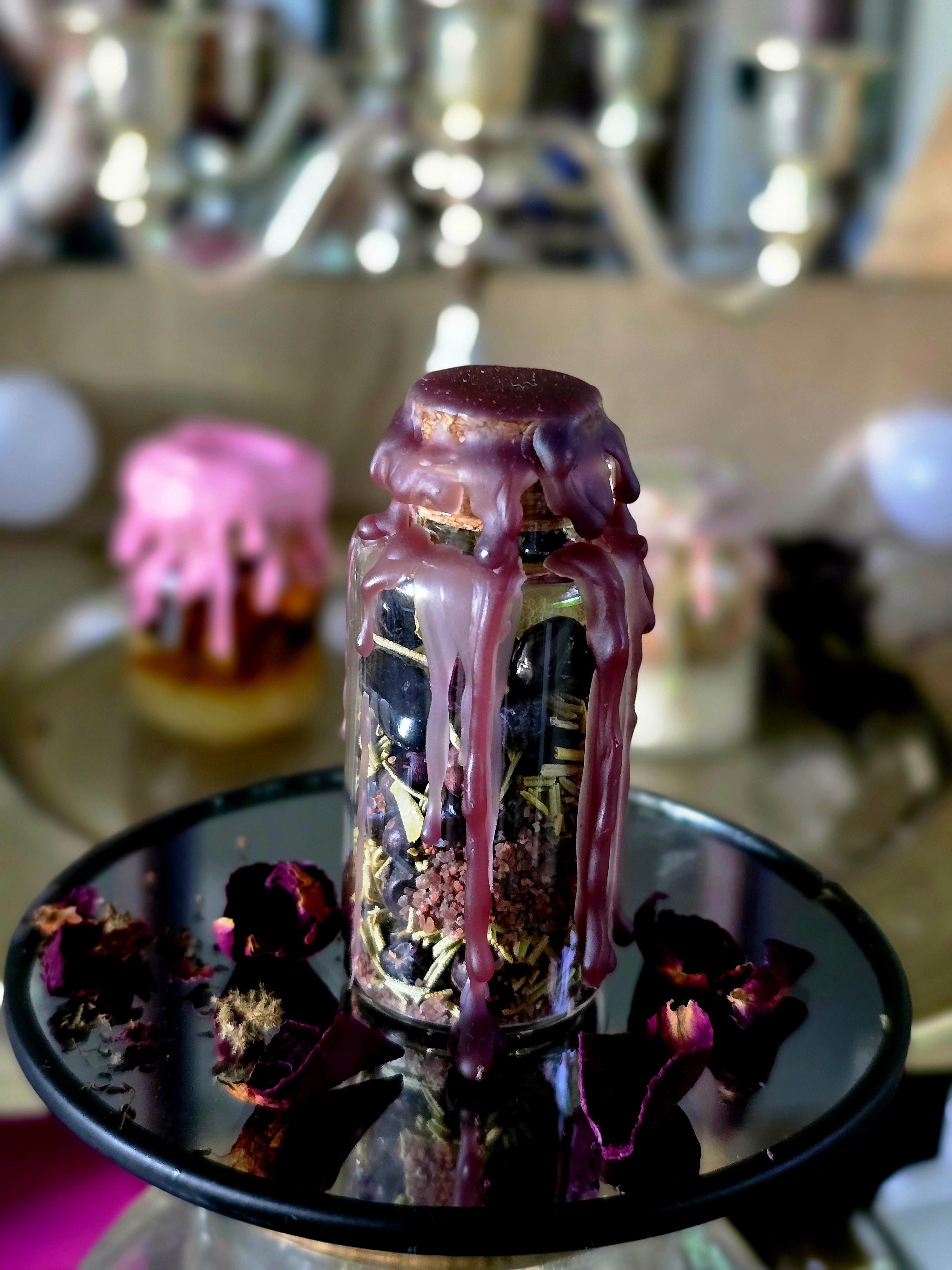 Protection Spell Jar - ochrona osobista, ochrona domostwa, odwracanie negatywu — zdjęcie 1